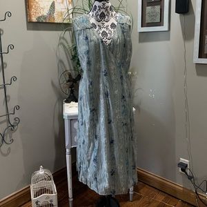 J.jill floral print Wrap dress women’s size 22w